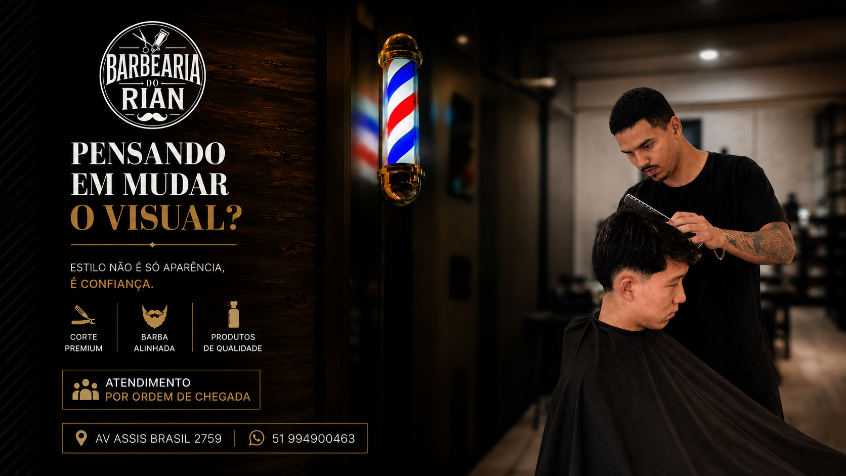 Barbearia do Rian Background